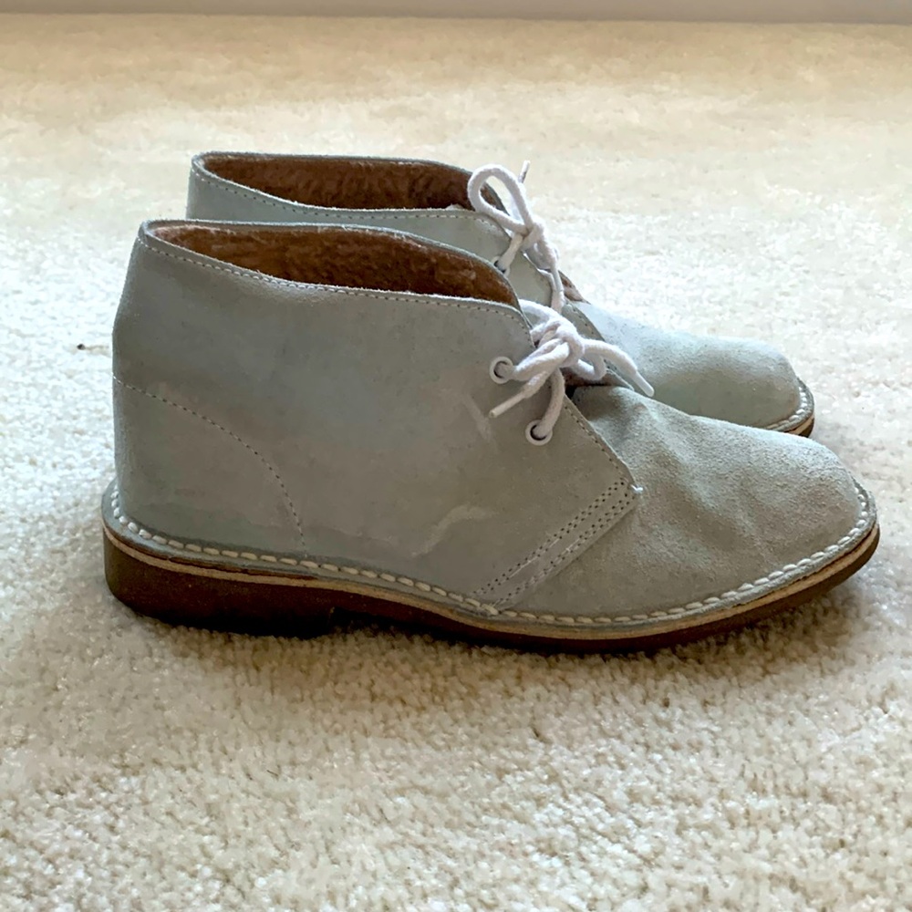 Ladies Suede low cut Boots—NEW—size 37
